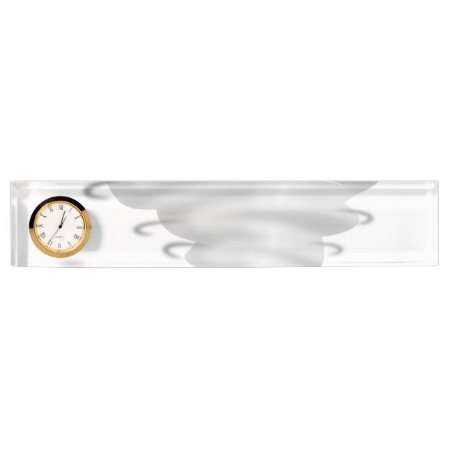 Placa De Nombre Callejón de tornado (Anverso)