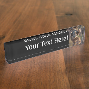 Placa De Nombre Camello HumpDay en la categoría verde personaliza