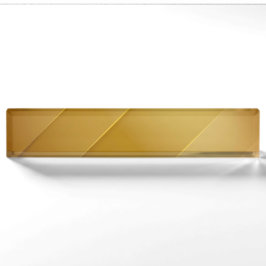 Placa De Nombre Capas diagonales de oro abstracto Arte de lujo