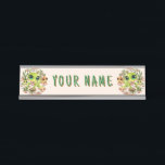 Placa De Nombre Caracteres de dibujos animados de Baby Geckos Cute<br><div class="desc">Pequeña y pequeña lagartija Gecko sonriente conjunto de cuatro caracteres. Animados y alegres personajes de caricatura,  uno es verde,  el otro es marrón,  con ojos verdes grandes y dulces,  rosa,  azul y marrón. Arte vectorial original aislado en blanco,  derechos de autor BluedarkArt TheChameleonArt.</div>