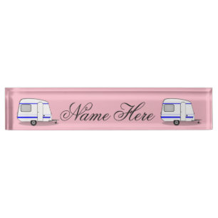 Placa De Nombre Caravana gitana Thunder_Cove del remolque