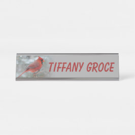 PLACA DE NOMBRE CARDINAL