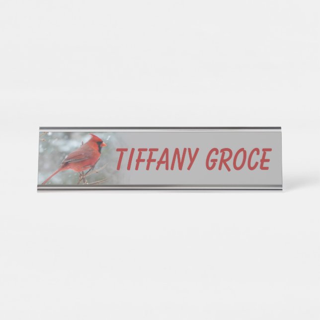 PLACA DE NOMBRE CARDINAL (Anverso)