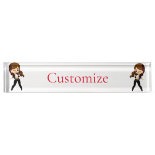 Placa De Nombre Chica de Guay canta Karaoke Thunder_Cove