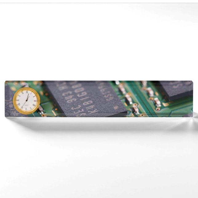 Placa De Nombre Chips de memoria de computadora (Anverso)