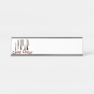 Placa De Nombre Chop