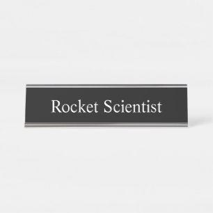 Placa De Nombre Científico de Rocket,