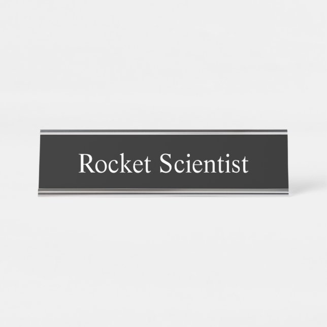 Placa De Nombre Científico de Rocket, (Anverso)