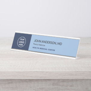 Placa De Nombre Clínica de atención médica médico