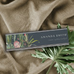 PLACA DE NOMBRE COLOR DE AGUA FOLIAGE NAVY PINK FLORAL DESERT CACT<br><div class="desc">Si necesitas más personalización,  por favor,  no dudes en enviarme un mensaje a yellowfebstudio@gmail.com.</div>