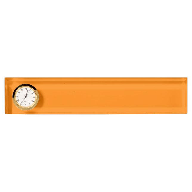 Placa De Nombre color naranja UT (Anverso)