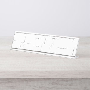 Placa De Nombre Conjunto de Carpetas de Archivo Personalizadas Min