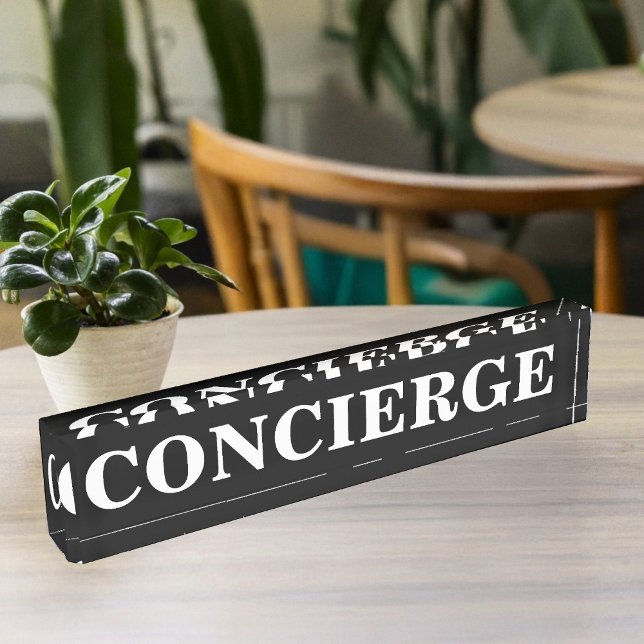 Placa De Nombre Conserje (Subido por el creador)