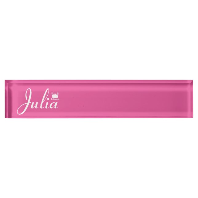 Placa De Nombre Corona de la Princesa (Anverso)