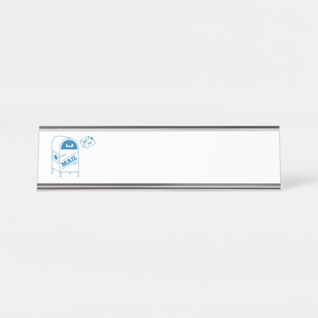 Placa De Nombre Correo postal (Anverso)