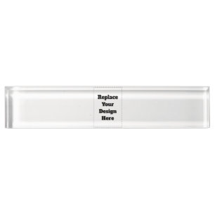 Placa De Nombre Crea tu propio blanco
