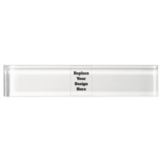 Placa De Nombre Crea tu propio blanco