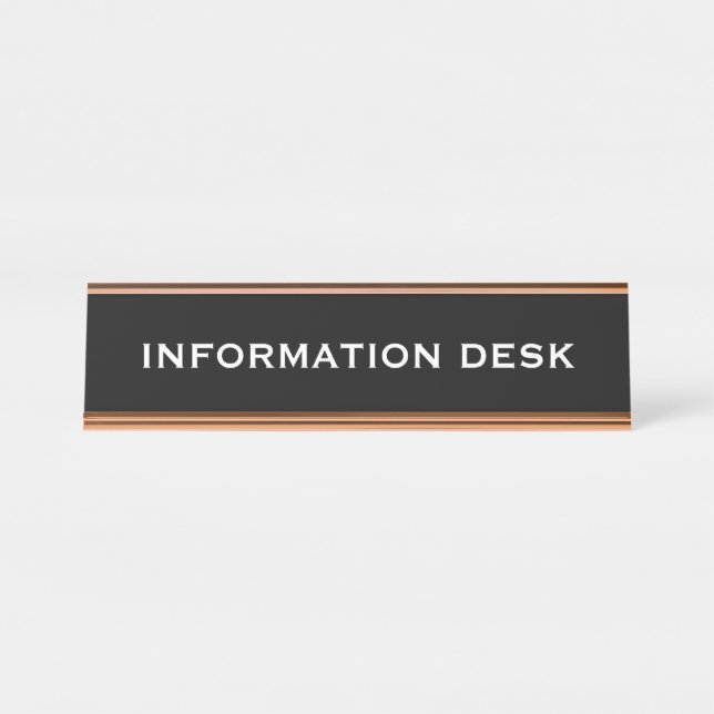 Placa De Nombre Crear información o consulta (Anverso)