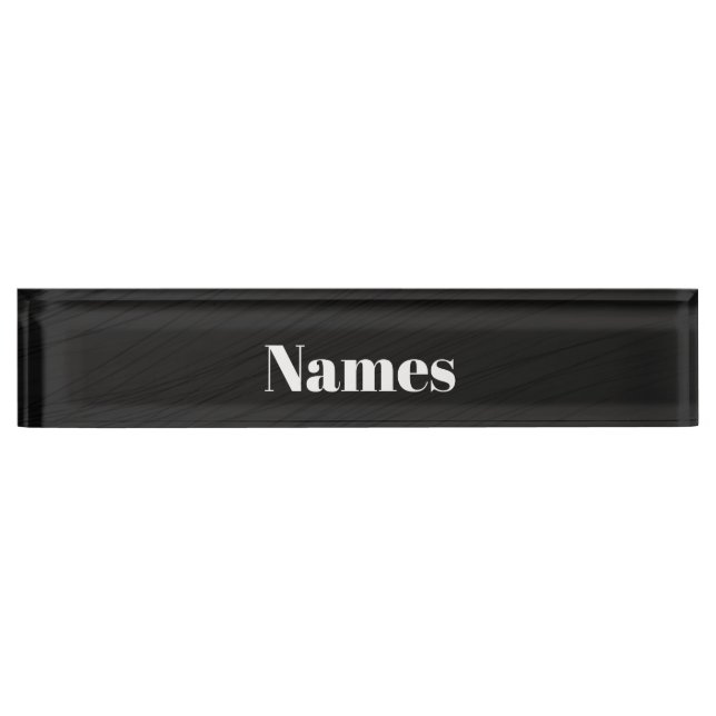 Placa De Nombre Crear su propio Personalizado (Anverso)