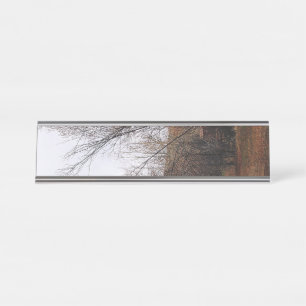 Placa De Nombre Crecimiento excesivo de la Bannack
