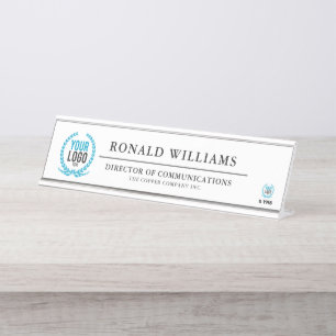 Placa De Nombre Cree su propio logotipo personalizado