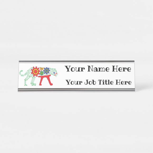 Placa de nombre CSTEM (Anverso)