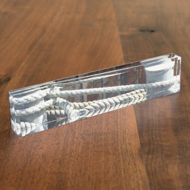 Placa De Nombre cuerda Maritimes de un barco (Lateral)