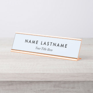 Placa De Nombre Custom Modern Business Promotional
