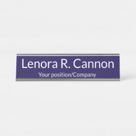 Placa De Nombre Custom Name Desk Name Plate for Office Decor