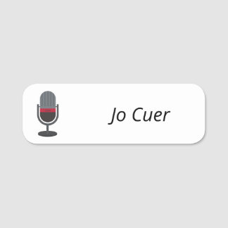 Placa de nombre de Cuer