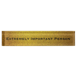 Placa de nombre de escritorio corporativa divertid