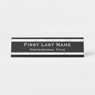 Placa de nombre de escritorio de oficina moderna m