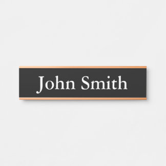 Placa de nombre de escritorio, estándar (2" x 8"),