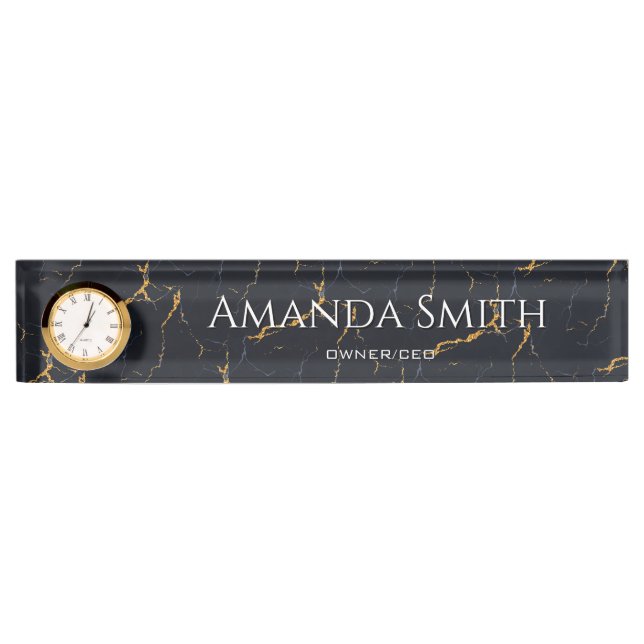 Placa de nombre de escritorio personalizable - OFI (Anverso)