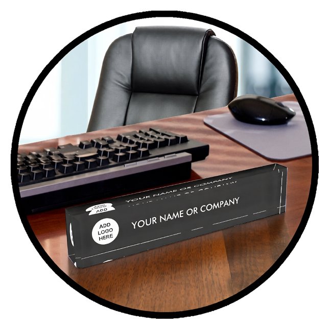Placa de nombre de escritorio personalizada (Subido por el creador)