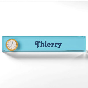Placa de nombre de escritorio Thierry