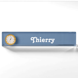 Placa de nombre de escritorio Thierry