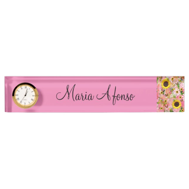 Placa de nombre de la mesa de mariposa del paracaí (Anverso)