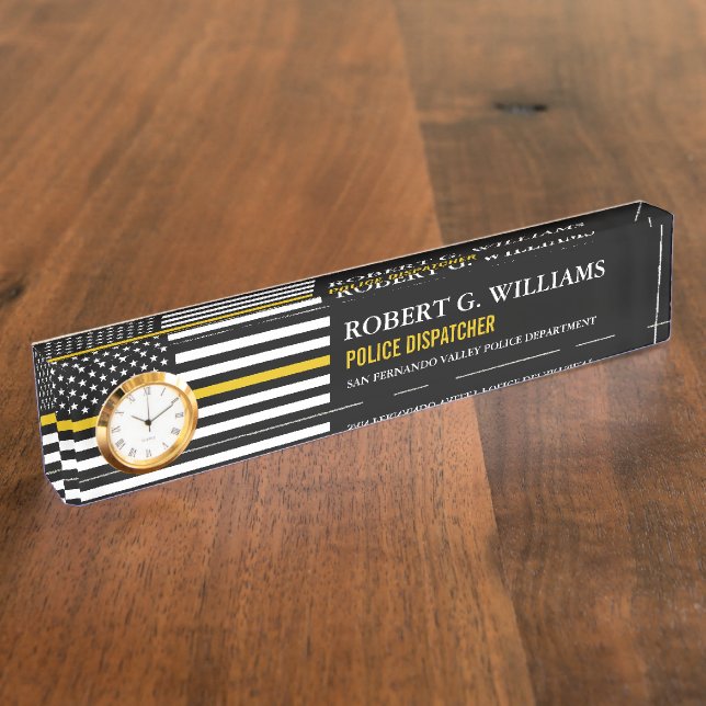 Placa de nombre de la mesa del Personalizado de la (Lateral)