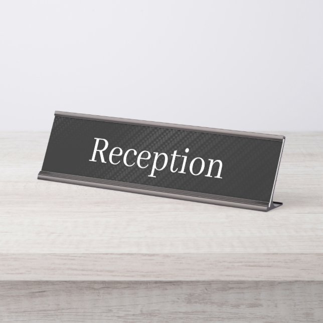 Placa de nombre de la recepción (Anverso)