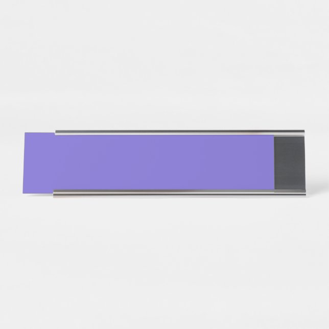 Placa de nombre de puerta azul pizarra – Señal per (Anverso)