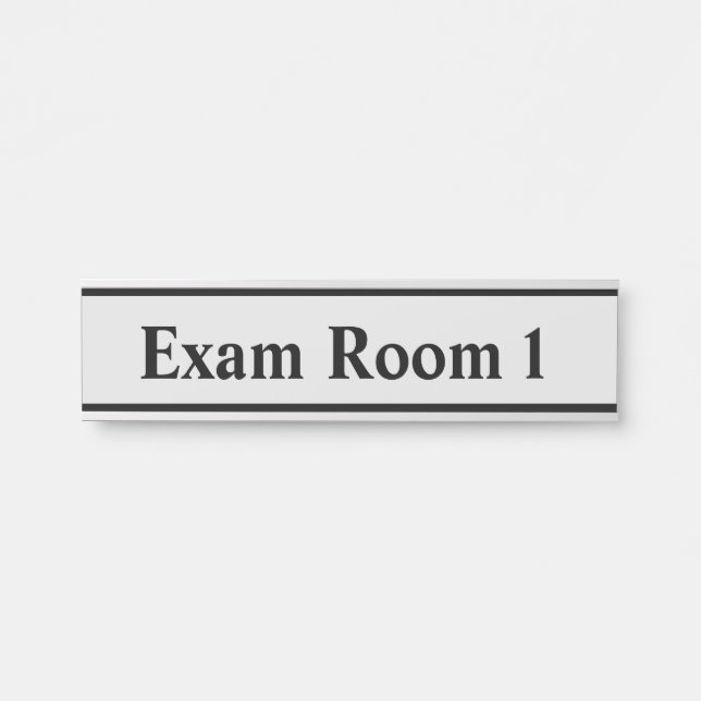 Placa de nombre de puerta colgante (Anverso)