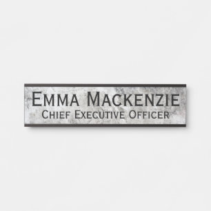Placa de nombre de señal de puerta colgante de már