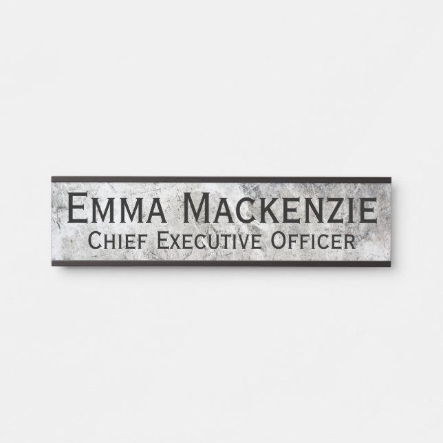 Placa de nombre de señal de puerta colgante de már (Anverso)