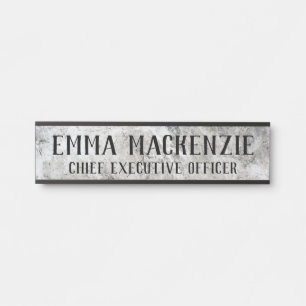 Placa de nombre de señal de puerta colgante de már
