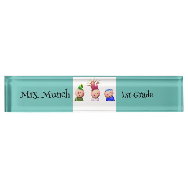 Placa de nombre del profesor (Anverso)