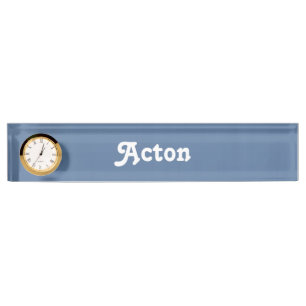 Placa De Nombre Desk Name Plate Acton