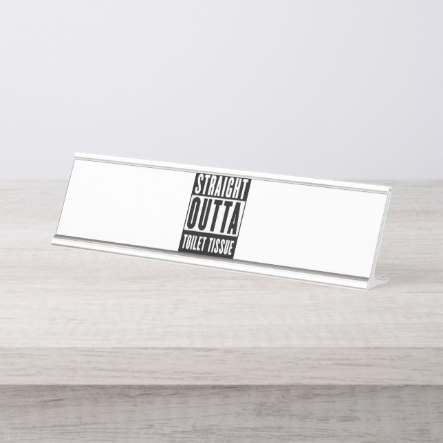 Placa De Nombre Destitución de inodoro de salida directa Graciosa  (Anverso)