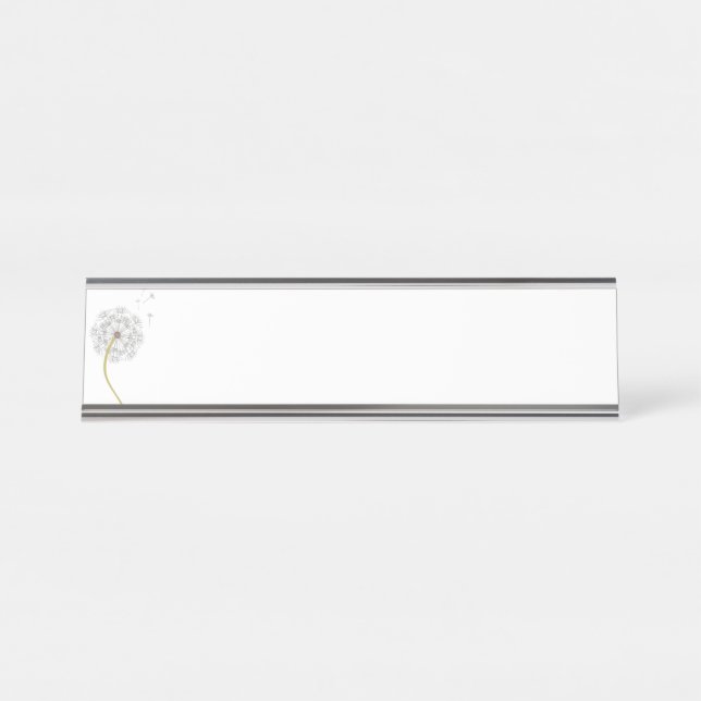 Placa De Nombre Diente de león (Anverso)