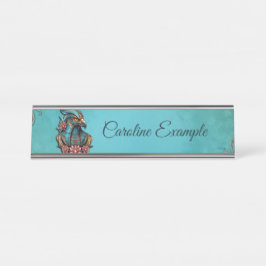 Placa De Nombre Dios del Halcón Egipcio.